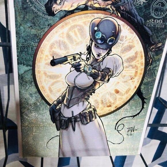LADY MECHANIKA #3 BILLY TAN 1st Variant Aspen Comics Joe Benitez - Picture 5 of 6